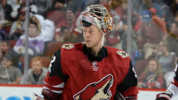 GLENDALE, AZ - NOVEMBER 11: Antti Raanta