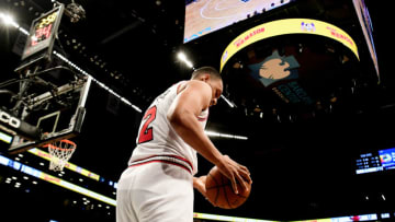 NEW YORK, NEW YORK - JANUARY 29: Jabari Parker #2 of the Chicago Bulls prepares to pass during the second quarter of the game against the Brooklyn Nets at Barclays Center on January 29, 2019 in the Brooklyn borough of New York City. NOTE TO USER: User expressly acknowledges and agrees that, by downloading and or using this photograph, User is consenting to the terms and conditions of the Getty Images License Agreement. (Photo by Sarah Stier/Getty Images)