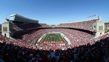 Apr 16, 2016; Columbus, OH, USA; A general view of Ohio Stadium during the Ohio State Spring Game at Ohio Stadium. Mandatory Credit: Aaron Doster-USA TODAY Sports