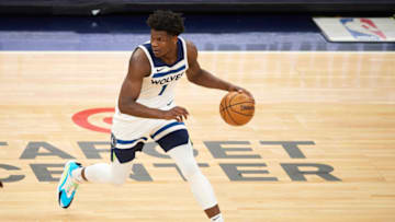 Anthony Edwards of the Minnesota Timberwolves. (Photo by Hannah Foslien/Getty Images)