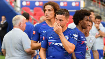 LONDON, ENGLAND - AUGUST 05: Danny Drinkwater of Chelsea looks dejected following his side's defeat during the FA Community Shield between Manchester City and Chelsea at Wembley Stadium on August 5, 2018 in London, England. (Photo by Michael Regan/Getty Images)