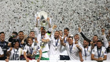 MILAN, ITALY - MAY 28: Real Madrid, Champions League (Photo by Chris Brunskill Ltd/Getty Images)