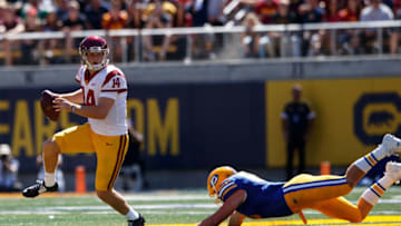BERKELEY, CA - SEPTEMBER 23: Quarterback Sam Darnold