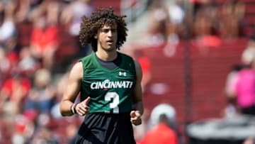 Bearcats wide receiver Evan Prater at Higher Ground training camp.