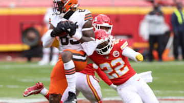Cleveland Browns David Njoku (Photo by Jamie Squire/Getty Images)
