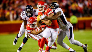 KANSAS CITY, MO - OCTOBER 30: Tight end Travis Kelce