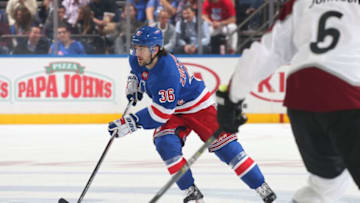 NEW YORK, NY - OCTOBER 05: Mats Zuccarello