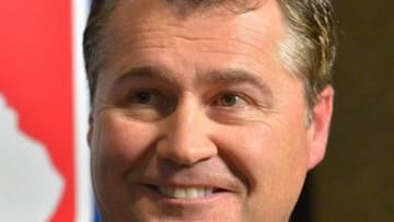 Dec 9, 2015; Nashville, TN, USA; Seattle Mariners manager Scott Servais speaks with the media during the MLB winter meetings at Gaylord Opryland Resort . Mandatory Credit: Jim Brown-USA TODAY Sports