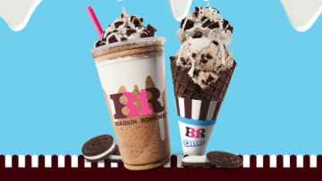 Baskin-Robbins OREO MEGA STUF cone and Cappuccino Blast kick off July with a bang, photo provided by Baskin-Robbins