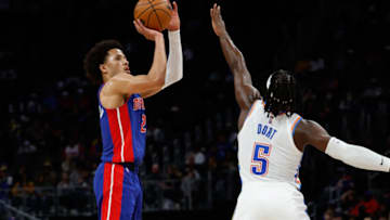 Detroit Pistons guard Cade Cunningham Credit: Rick Osentoski-USA TODAY Sports