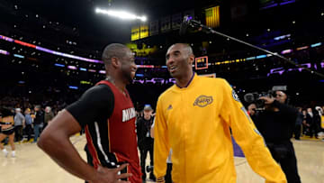 Miami Heat, Dwyane Wade, Kobe Bryant (Photo by Kevork Djansezian/Getty Images)
