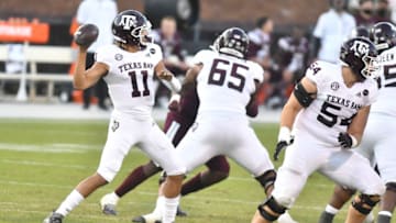 Kellen Mond, Texas A&M Football Mandatory Credit: Matt Bush-USA TODAY Sports