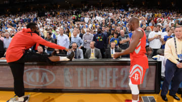 OAKLAND, CA - OCTOBER 17: James Harden