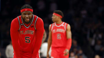 St. John's basketball guard Dylan Addae-Wusu (Photo by Sarah Stier/Getty Images)