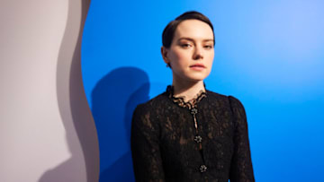 PARK CITY, UTAH - JANUARY 21: Daisy Ridley visits The IMDb Portrait Studio at Acura Festival Village on Location at Sundance 2023 on January 21, 2023 in Park City, Utah. (Photo by Corey Nickols/Getty Images for IMDb)