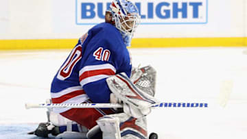 New York Rangers. Alexandar Georgiev (Photo by Bruce Bennett/Getty Images)