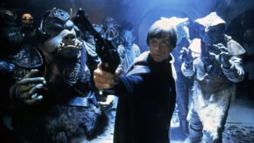 Mark Hamill, Gerald Home, and Hugh Spight in Star Wars: Episode VI - Return of the Jedi (1983). © Lucasfilm Ltd.