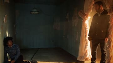 FOUND -- "Missing While Indigenous" Episode 107 -- Pictured: (l-r) A'Zaria Carter as Teen Gabi, Mark-Paul Gosselaar as Sir -- (Photo by: Steve Swisher/NBC)