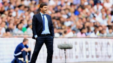 LONDON, ENGLAND - AUGUST 05: Tottenham Hotspur Manager Mauricio Pochettino during the Pre-Season Friendly match between Tottenham Hotspur and Juventus on August 5, 2017 in London, England. (Photo by Stephen Pond/Getty Images)