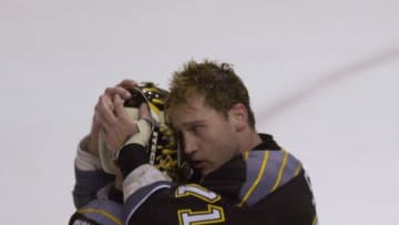 Pittsburgh Penguins, Ron Tugnutt. Mandatory Credit: Doug Pensinger/ALLSPORT