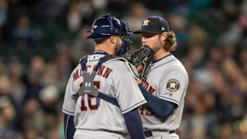 SEATTLE, WA - APRIL 18: Starting pitcher Gerrit Cole