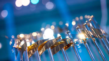 NEW YORK, NEW YORK - DECEMBER 06: Tiffany & Co. showcases a version of Major League Baseball (MLB) Commissioner’s Trophy on opening day at their holiday pop-up men's store 5th Avenue and 57th Street on December 06, 2019 in New York City. (Photo by Steven Ferdman/Getty Images)