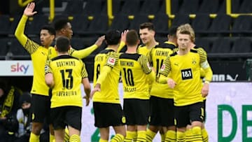 Borussia Dortmund face Gladbach on Sunday (Photo by INA FASSBENDER/AFP via Getty Images)