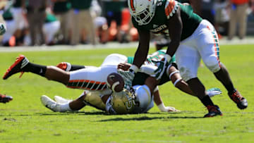 ATLANTA, GA - OCTOBER 01: Shaquille Quarterman