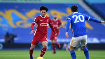 Takumi Minamino, Liverpool (Photo by Neil Hall - Pool/Getty Images)