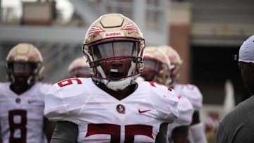 Cornerback Renardo Green at FSU football practice on Aug. 5, 2019.Img 3352