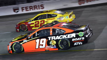 Martin Truex Jr., Joe GIbbs Racing, and Joey Logano, Team Penske, NASCAR (Photo by Jared C. Tilton/Getty Images)