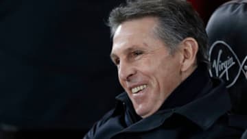 Southampton's French manager Claude Puel looks on during the English FA Cup fourth round football match between Southampton and Arsenal at St Mary's in Southampton, southern England on January 28, 2017. / AFP / Adrian DENNIS / RESTRICTED TO EDITORIAL USE. No use with unauthorized audio, video, data, fixture lists, club/league logos or 'live' services. Online in-match use limited to 75 images, no video emulation. No use in betting, games or single club/league/player publications. / (Photo credit should read ADRIAN DENNIS/AFP/Getty Images)