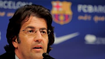 Barcelona presidential candidate Toni Freixa. AFP PHOTO / JOSEP LAGO (Photo credit should read JOSEP LAGO/AFP via Getty Images)