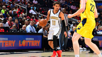 Trae Young #11 of the Atlanta Hawks (Photo by Scott Cunningham/NBAE via Getty Images)