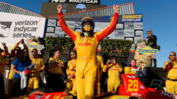 SONOMA, CA - SEPTEMBER 16: Ryan Hunter-Reay driver of the #28 Andretti Autosport Honda (Photo by Robert Laberge/Getty Images)