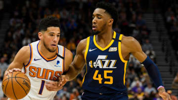Phoenix Suns, Donovan Mitchell (Photo by Alex Goodlett/Getty Images)