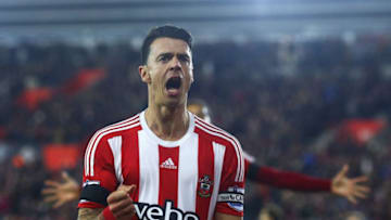 SOUTHAMPTON, ENGLAND - DECEMBER 26: Jose Fonte of Southampton celebrates as he scores their third goal during the Barclays Premier League match between Southampton and Arsenal at St Mary's Stadium on December 26, 2015 in Southampton, England. (Photo by Charlie Crowhurst/Getty Images)