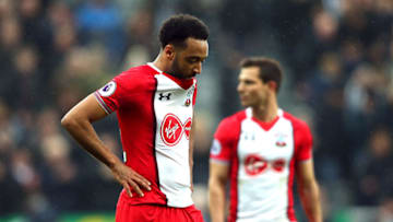 NEWCASTLE UPON TYNE, ENGLAND - MARCH 10: Nathan Redmond of Southampton look dejected after the Premier League match between Newcastle United and Southampton at St. James Park on March 10, 2018 in Newcastle upon Tyne, England. (Photo by Alex Livesey/Getty Images)
