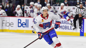 LAVAL, QC - OCTOBER 27: Jean-Christophe Beaudin #17 of the Laval Rocket. (Photo by Minas Panagiotakis/Getty Images)