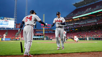 CINCINNATI, OH - APRIL 24: Freddie Freeman