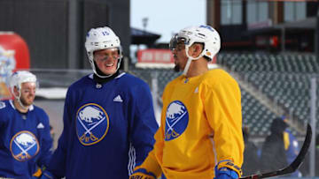 NEW YORK, NY - DECEMBER 31: (l-r) Jack Eichel