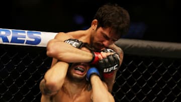 DALLAS, TEXAS - JULY 30: Alexandre Pantoja of Brazil submits Alex Perez in the first round of their flyweight bout during UFC 277 at American Airlines Center on July 30, 2022 in Dallas, Texas. (Photo by Carmen Mandato/Getty Images)