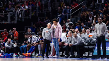 Detroit Pistons guard Cade Cunningham Credit: Allison Farrand-USA TODAY Sports