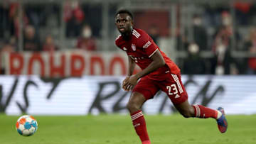 Former Bayern Munich defender Tanguy Nianzou reveals reasons behind Bayern Munich departure. (Photo by Alexander Hassenstein/Getty Images)