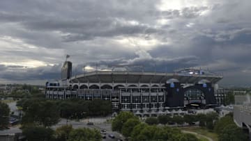 Sep 18, 2016; Charlotte, NC, USA; (Editors Note; This image was made with HDR toning.) A general view of Bank of America Stadium. Mandatory Credit: Bob Donnan-USA TODAY Sports