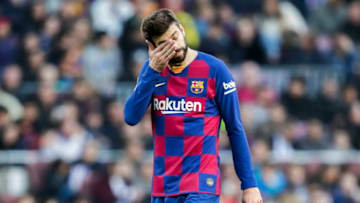 Gerard Pique of FC Barcelona. (Photo by David S. Bustamante/Soccrates/Getty Images)