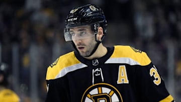 BOSTON, MA - FEBRUARY 13: Patrice Bergeron