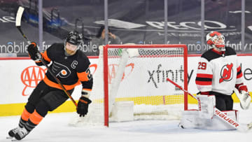 New Jersey Devils goaltender Mackenzie Blackwood (29): (Eric Hartline-USA TODAY Sports)