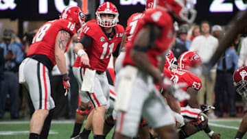 Jake Fromm of the Georgia Bulldogs (Photo by Jamie Schwaberow/Getty Images)