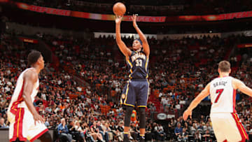 MIAMI, FL - FEBRUARY 25: Myles Turner